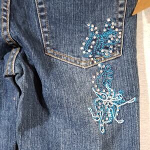 Rodeo Chic Women’s Sz 5 Rhinestone Jeans Western Cowgirl Y2K Richcow Denim NWT
